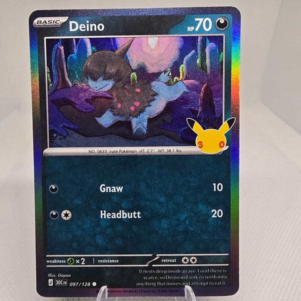 Deino #97 Pokemon 30th Celebration